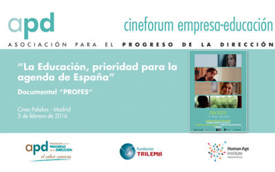 Nueva proyección en Madrid! Cineforum con expertos en educación y empresa el 3 de febrero en Cines Palafox