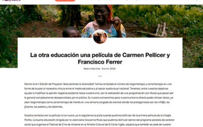 El certamen educavisual ‘Proyecta’ entrevista a Carmen Pellicer